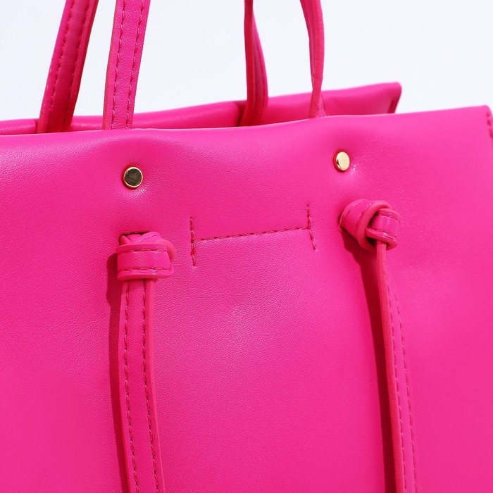 Сумка женская тоут на молнии, цвет розовый Сумка женская тоут на молнии, цвет розовый