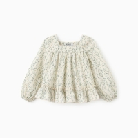 Блузка для девочки MINAKU &laquo;Ромашки&raquo;, цвет молочный, рост 98 см