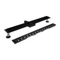 Трап TIM BAD468002BK, 70 х 800 мм, гидро+сухая защита от запаха, черный матовый Трап TIM BAD468002BK, 70 х 800 мм, гидро+сухая защита от запаха, черный матовый