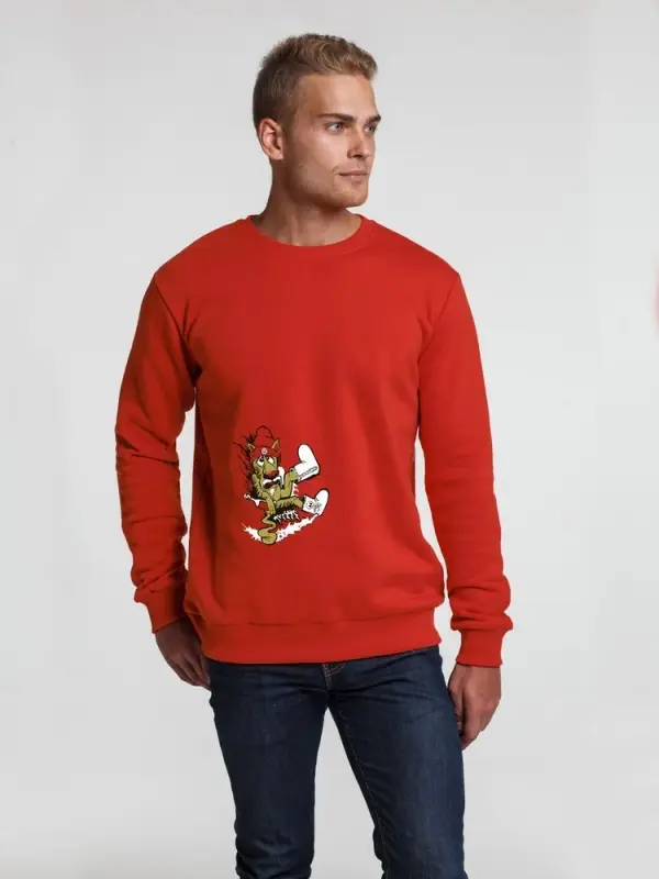 Толстовка &laquo;Ну, накати!&raquo;, красная, размер S