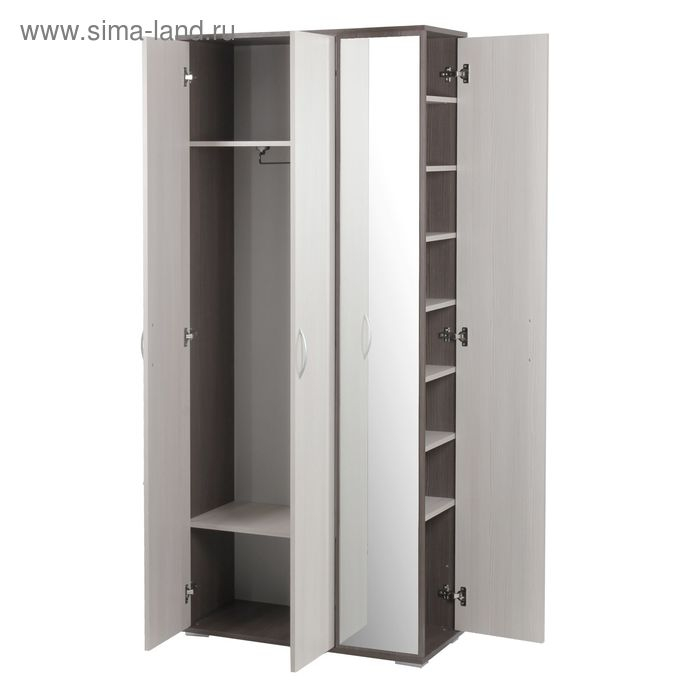 Прихожая ДОМИНО MINI, 880х360х2020, Бодега темный/Светлый Прихожая ДОМИНО MINI, 880х360х2020, Бодега темный/Светлый