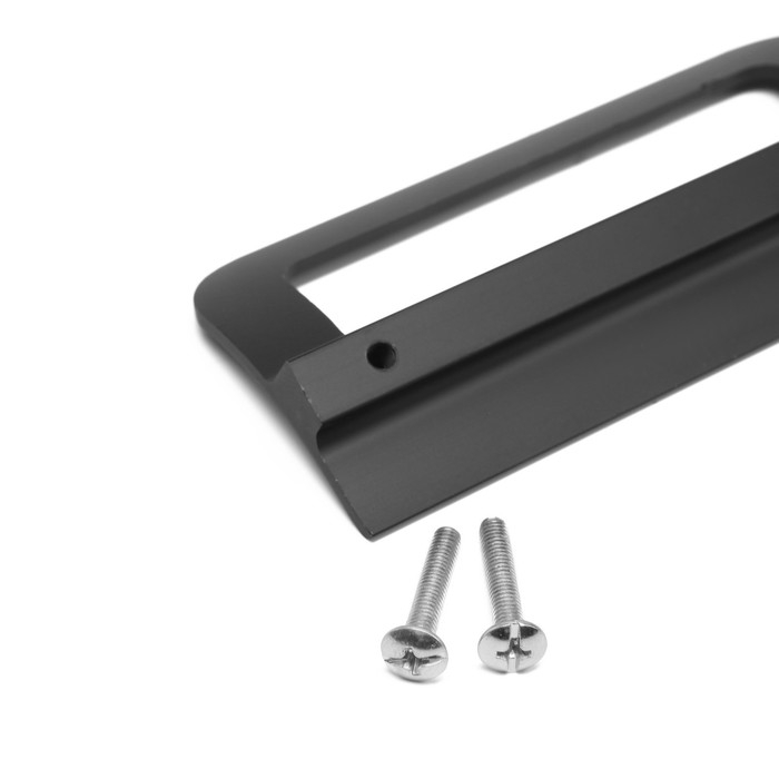 Ручка скоба мебельная RS1402, м/о=96, цвет черный Ручка скоба мебельная RS1402, м/о=96, цвет черный