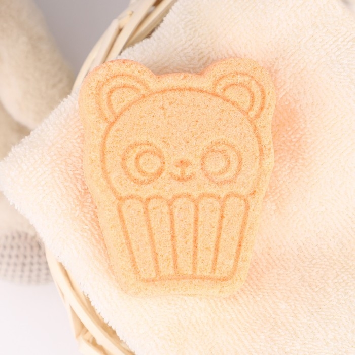 Бомбочка для ванны детская &laquo;Няшка-бурляшка&raquo; 110 г, аромат ягодный, ЧИСТОЕ СЧАСТЬЕ