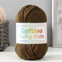 Пряжа 100% акрил "Softy Kids" 90м &plusmn;5м 50 гр цвет 59 болотный