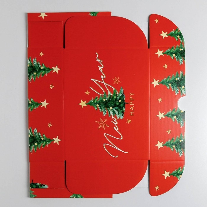 Коробка подарочная новогодняя складная &laquo;Волшебство&raquo;, 30,7 х 22 х 9,5 см, Новый год