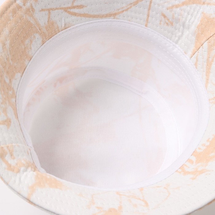 Панама детская MINAKU "Тай-Дай", цвет белый/бежевый, р-р 54