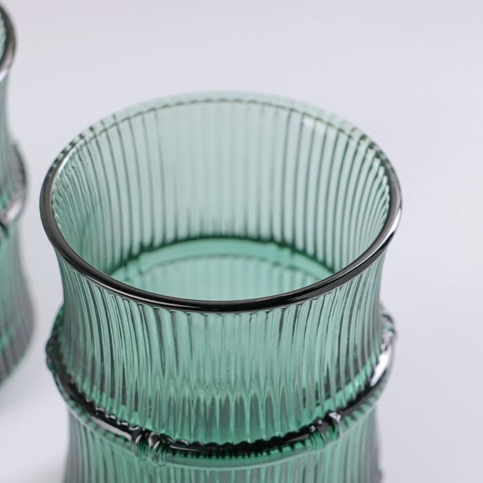 Стаканы штабелируемые из стекла &laquo;Вино Верде&raquo;, 2 предмета: 260 мл, цвет зелёный