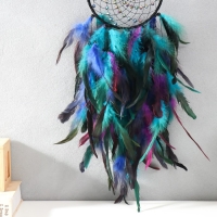 Ловец снов "Водоворот" сине-фиолетовый 16х60 см Ловец снов "Водоворот" сине-фиолетовый 16х60 см