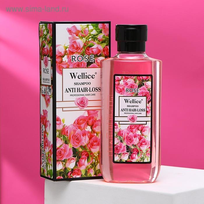 Шампунь против выпадения волос профессиональный с Розой 400 мл Шампунь против выпадения волос профессиональный с Розой 400 мл