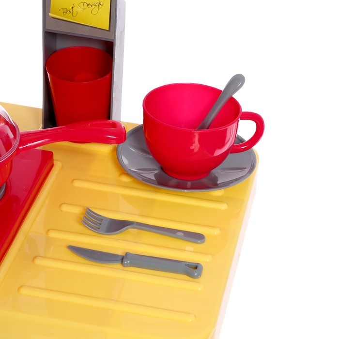 Игровой набор &laquo;Кухня мечты&raquo; с посудой и продуктами, свет, звук, работает от батареек