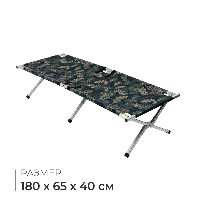 Раскладушка &laquo;Медведь&raquo;, 180 х 65 х 40 см, цвет МИКС