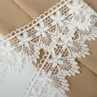 Кружево гипюровое, 49 мм &times; 11 &plusmn; 1 м, цвет айвори