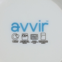 Тарелка глубокая Avvir «Лист папоротника», 600 мл, d=17,5 см, стеклокерамика, цвет белый Тарелка глубокая Avvir «Лист папоротника», 600 мл, d=17,5 см, стеклокерамика, цвет белый