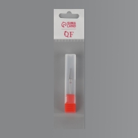 Фреза твердосплавная для маникюра &laquo;Конус&raquo;, мелкая нарезка, 6 &times; 15 мм, в пластиковом футляре