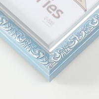 Фоторамка пластик "Винтаж" 15х21 см, голубой Фоторамка пластик "Винтаж" 15х21 см, голубой