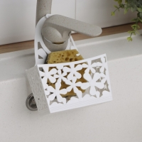 Подставка для губки «Гармония», 13×18×6 см, цвет белый Подставка для губки «Гармония», 13×18×6 см, цвет белый