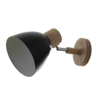 Спот "Аксель" Е27 40Вт черный 15х21 см Спот "Аксель" Е27 40Вт черный 15х21 см