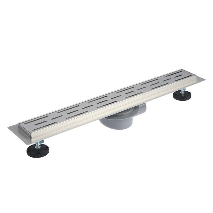 Трап линейный AFLORN AF20207-60, 600х70 мм, c флaнцeм своб. вращения 360&deg;, нерж. сталь