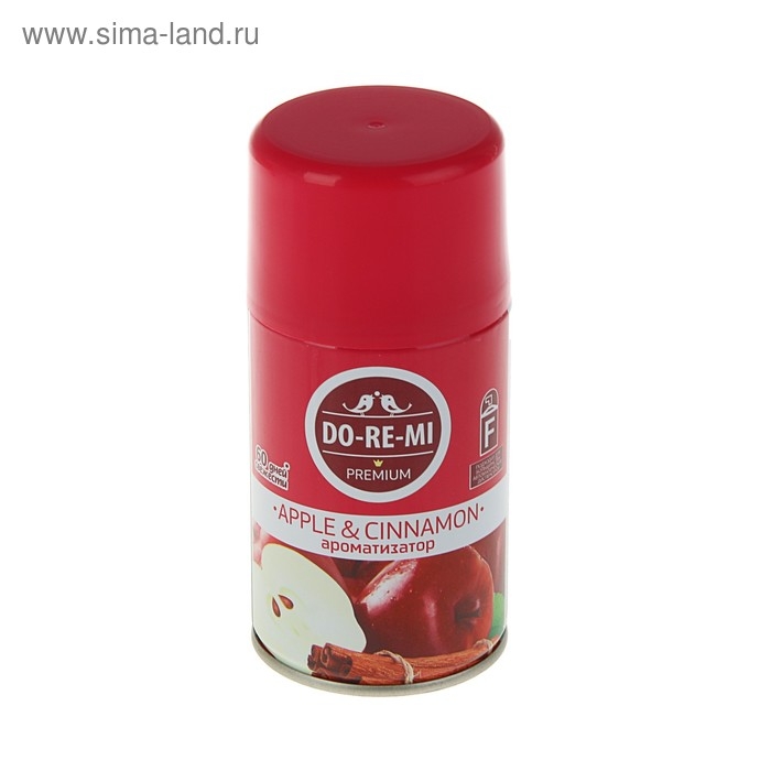 Сменный блок освежитель воздуха До-Ре-Ми Премиум "Яблоко и корица", 250 мл