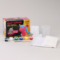 Фигурка гипсовая под раскраску своими руками &laquo;Гипсовая единорожка&raquo;, 6 х 4 см, набор для создания