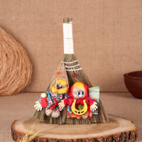 Оберег &laquo;Веник&raquo;, семейная пара, микс