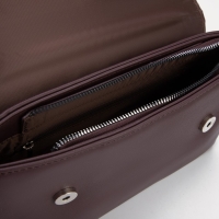 Сумка-мессенджер на магните, длинный ремень, цвет бордовый Сумка-мессенджер на магните, длинный ремень, цвет бордовый