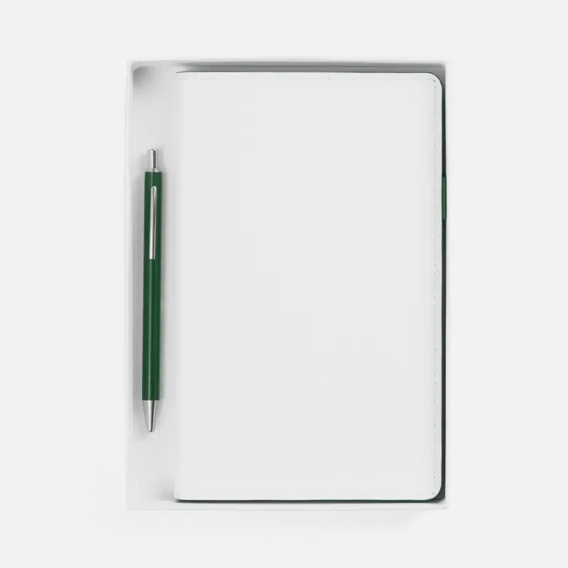 Набор White Shall, бело-зеленый