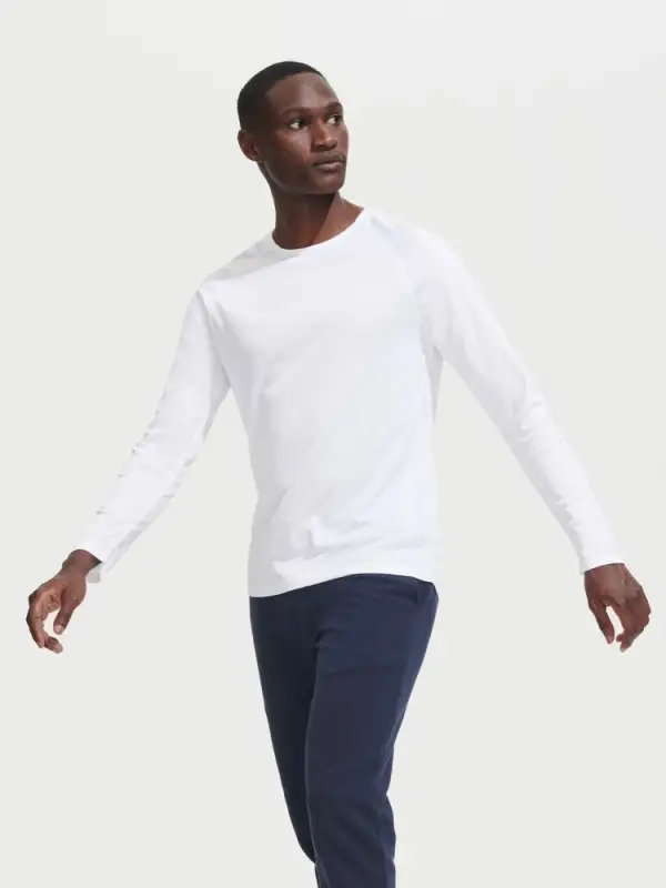 Футболка с длинным рукавом Sporty LSL Men неоново-зеленая, размер S Футболка с длинным рукавом Sporty LSL Men неоново-зеленая, размер S