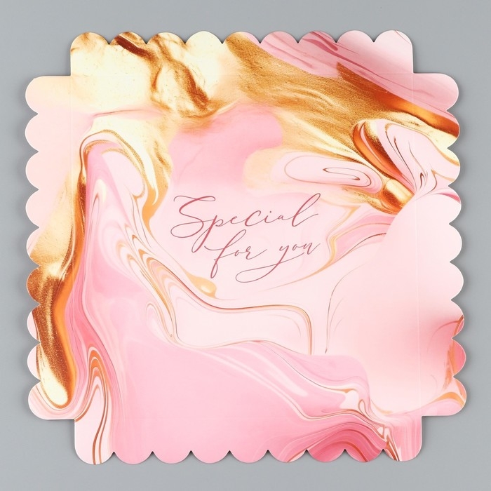 Коробка кондитерская, сундук, упаковка, «Розовая гамма», 20 х 20 х 20 см Коробка кондитерская, сундук, упаковка, «Розовая гамма», 20 х 20 х 20 см