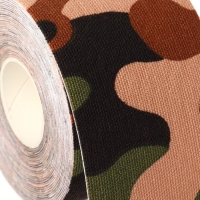 Кинезио - тейп, 5 см × 5 м, цвет камуфляж Кинезио - тейп, 5 см × 5 м, цвет камуфляж