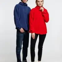 Анорак флисовый унисекс Fliska, темно-синий, размер XS/S