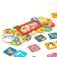 Развивающая игра для детей &laquo;Кто где живёт и кто что ест&raquo; по методике Луллия