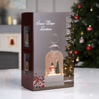 Светодиодная фигура «Фонарь со снеговиком» 10.7 × 20.5 × 6.2 см, пластик, батарейки ААх3 (не в комплекте), USB, свечение тёплое белое Светодиодная фигура «Фонарь со снеговиком» 10.7 × 20.5 × 6.2 см, пластик, батарейки ААх3 (не в комплекте), USB, свечение тёплое белое