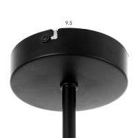 Люстра "Атом" 6х60Вт Цоколь: Е27 Цвет: Черный