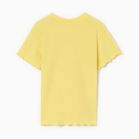 Футболка для девочки MINAKU, цвет жёлтый, рост 152 см Футболка для девочки MINAKU, цвет жёлтый, рост 152 см