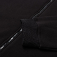 Толстовка с начёсом, цвет чёрный, размер 44