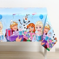 Скатерть одноразовая праздничная 120х180 см, 35 мкр, Холодное сердце Скатерть одноразовая праздничная 120х180 см, 35 мкр, Холодное сердце