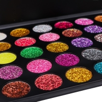 Палетка теней с блёстками, 35 цветов