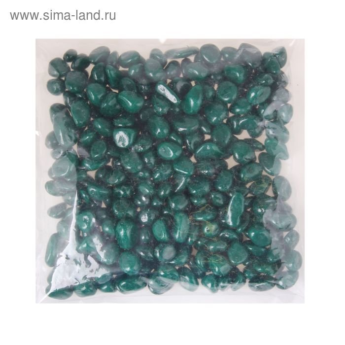 Грунт для аквариума Грунт для аквариума "Галька цветная, темно-зеленая" 800г фр 8-12 мм