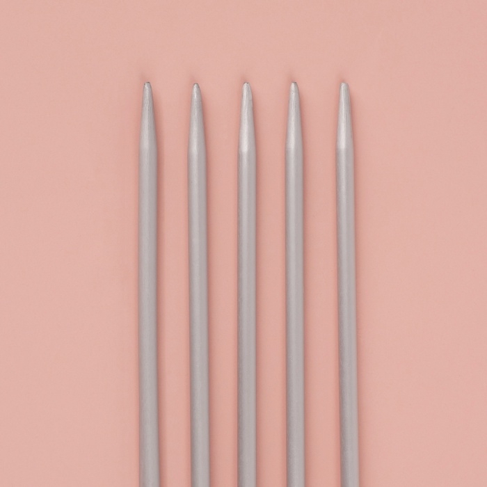 Спицы для вязания, чулочные, с тефлоновым покрытием, d = 3 мм, 20 см, 5 шт