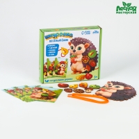 Шнуровка деревянная развивающая для малышей &laquo;Весёлый ёжик&raquo;