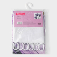 Штора для ванны Доляна «Магические цветы», 180×180 см Штора для ванны Доляна «Магические цветы», 180×180 см