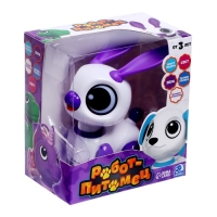 Робот кролик «Питомец» IQ BOT, интерактивный: с записью звуков, реагирует на хлопки, звук, свет, на батарейках, розовый Робот кролик «Питомец» IQ BOT, интерактивный: с записью звуков, реагирует на хлопки, звук, свет, на батарейках, розовый