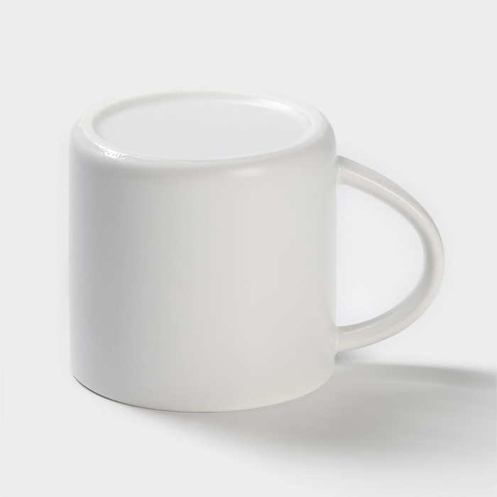 Кружка керамическая с ложкой &laquo;Панда&raquo;, 350 мл, цвет белый