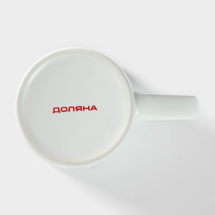 Кружка фарфоровая Доляна «Любовь в париже», 380 мл, цвет белый Кружка фарфоровая Доляна «Любовь в париже», 380 мл, цвет белый