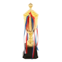 Кубок 180B, наградная фигура, золото, подставка пластик, триколор, 38,5 × 15 × 8 см. Кубок 180B, наградная фигура, золото, подставка пластик, триколор, 38,5 × 15 × 8 см.