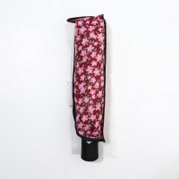 Зонт автоматический «Цветы», 3 сложения, 8 спиц, R = 47/55 см, D = 110 см, цвет МИКС Зонт автоматический «Цветы», 3 сложения, 8 спиц, R = 47/55 см, D = 110 см, цвет МИКС