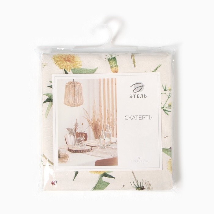 Скатерть Этель Скатерть Этель "Одуванчики" 146х110см, 100%хл, саржа 178 гр/м2