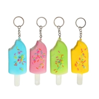 Мялка-сквиши &laquo;Эскимо&raquo;, на брелоке, цвета МИКС