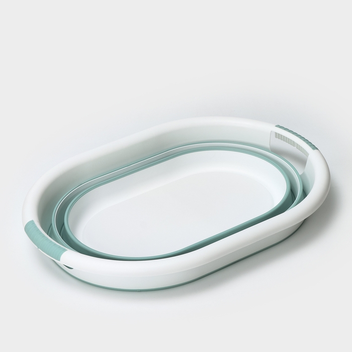 Таз складной &laquo;Флекс&raquo;, 25 л, 54&times;38.5&times;7 см, цвет морская волна